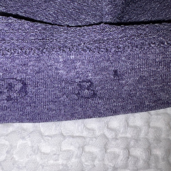 Lululemon Run Swiftly Tech V Neck Shirt in Concord Grape Purple - Size 8 - Picture 4 of 16